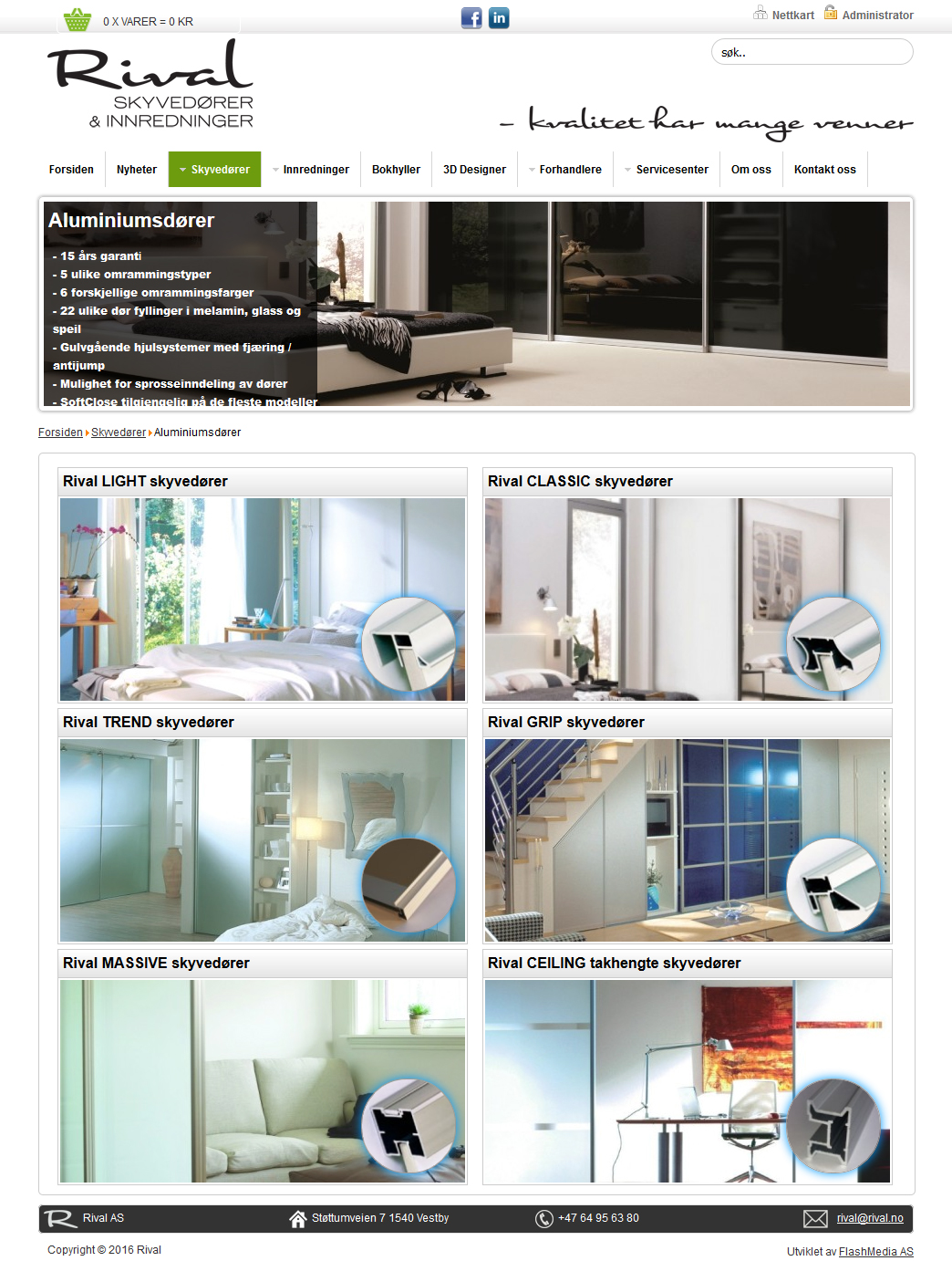 Rival Skyvedører & Innredninger
